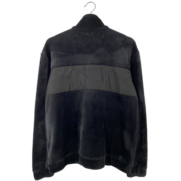 Stampd LA Heavy Velour Track Jacket black / gray mens size medium - Picture 2 of 6